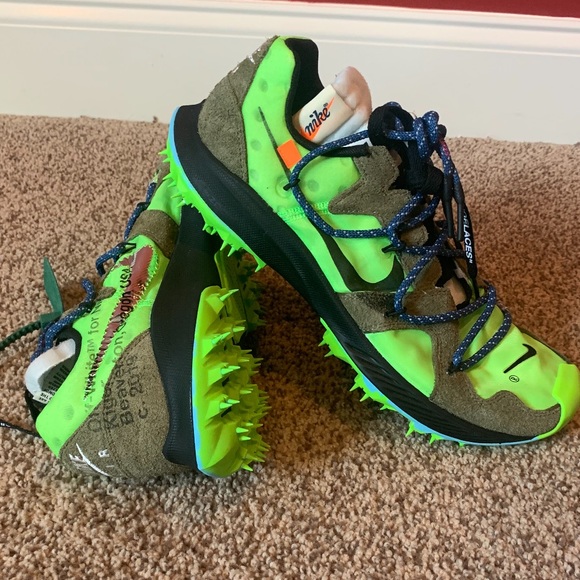 New! Off White Nike Zoom Terra Kiger 5 - Picture 6 of 7
